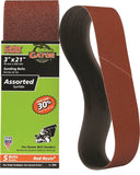 Gator 7020 Sanding Belt, 3 in W, 21 in L, Aluminum Oxide Abrasive