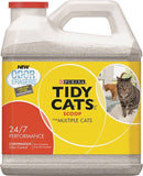 Tidy Cats 7023011614 Cat Litter, 14 lb Capacity, Gray/Tan, Granular Jug