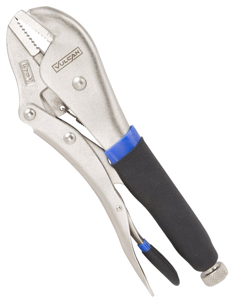 Vulcan JL-NP023 Straight Jaw Lock Plier, 10 in OAL, Cushion-Grip Handle