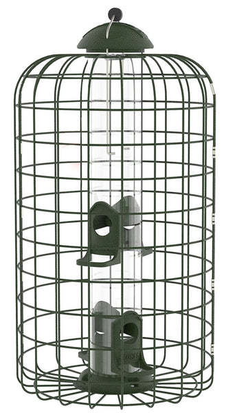 Stokes Select 38002 Wild Bird Feeder, 17-13/16 in H, 1.1 qt, Black, Hanging Mounting