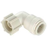 WATTS 3520-1013/P-639 Swivel Pipe Elbow, 1/2 x 3/4 in, 90 deg Angle, Plastic, Off-White, 100 psi Pressure