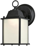 Westinghouse 61075 Wall Lantern, Integrated LED Lamp, 550 Lumens Lumens, 3000 K Color Temp, Textured Black Fixture