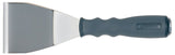 ALLWAY TOOLS BS3 Bent Blade Scraper, 3 in W Blade, Bent Blade, Steel Blade, Nylon Handle, Soft-Grip Handle