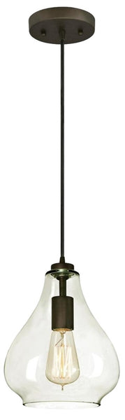 Westinghouse 6102600 Adjustable Mini Pendant, 1-Lamp, Oil-Rubbed Bronze Fixture