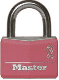 Master Lock 146D Padlock, Keyed Different Key, 1/4 in Dia Shackle, 7/8 in H Shackle, Steel Shackle, Aluminum Body