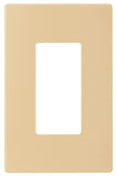 Arrow Hart PJS PJS26V Wallplate, 4-7/8 in L, 3-1/8 in W, 1 -Gang, Polycarbonate, Ivory, High-Gloss