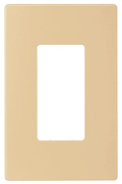 Arrow Hart PJS PJS26V Wallplate, 4-7/8 in L, 3-1/8 in W, 1 -Gang, Polycarbonate, Ivory, High-Gloss