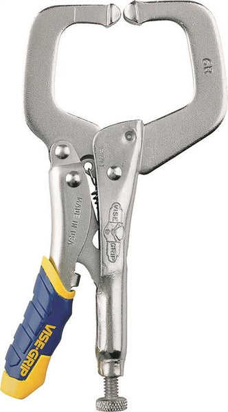 IRWIN 17T C-Clamp, 300 lb Clamping, 2-1/8 in Max Opening Size, 1-1/2 in D Throat, Steel Body