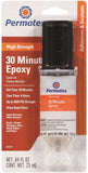 Permatex 84107 Epoxy, Amber, Liquid, 0.84 oz Syringe