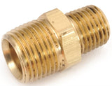 Anderson Metals 756123-0806 Pipe Nipple, 1/2 x 3/8 in, MPT, Brass, 200 psi Pressure