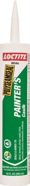 Loctite POLYSEAMSEAL 1511100 Painter's Caulk, White, 40 to 100 deg F, 10 fl-oz Cartridge