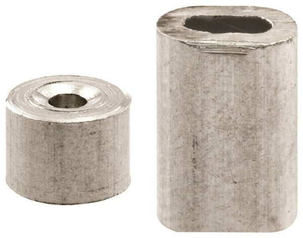 Prime-Line GD 12149 Cable Ferrule and Stop, Aluminum