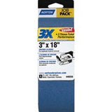 NORTON 49259 Sanding Belt, 3 in W, 18 in L, 50 Grit, Coarse, Zirconia Aluminum Abrasive