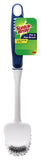 Scotch-Brite 496 Cleaning Brush, 12 in OAL, Blue/White Handle