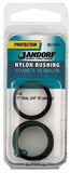 Jandorf 61444 Conduit Bushing, Nylon, Black, 3/4 in Dia Panel Hole, 1/4 in Thick Panel