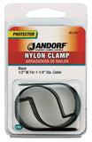 Jandorf 61446 Cable Clamp, Nylon, Black