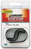 Jandorf 61447 Cable Clamp, Nylon, Black