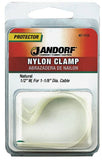 Jandorf 61459 Cable Clamp, Nylon, Natural