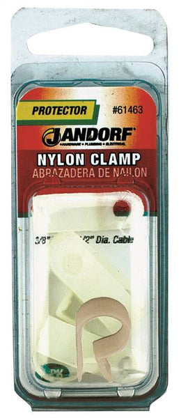 Jandorf 61463 Cable Clamp, Nylon, Natural