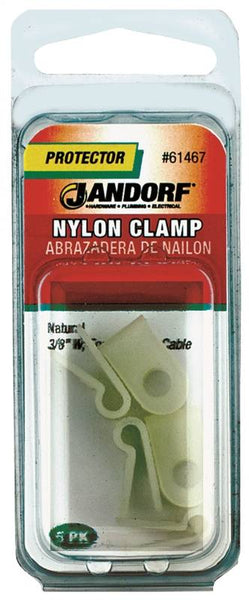 Jandorf 61467 Cable Clamp, Nylon, Natural