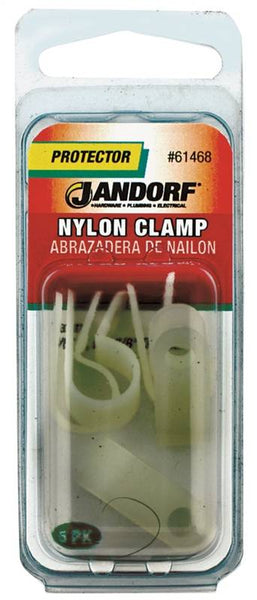 Jandorf 61468 Cable Clamp, Nylon, Natural