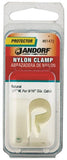 Jandorf 61472 Cable Clamp, Nylon, Natural