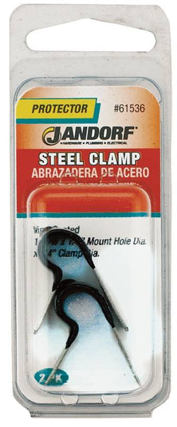 Jandorf 61536 Loom Clamp, Steel/Vinyl, Black