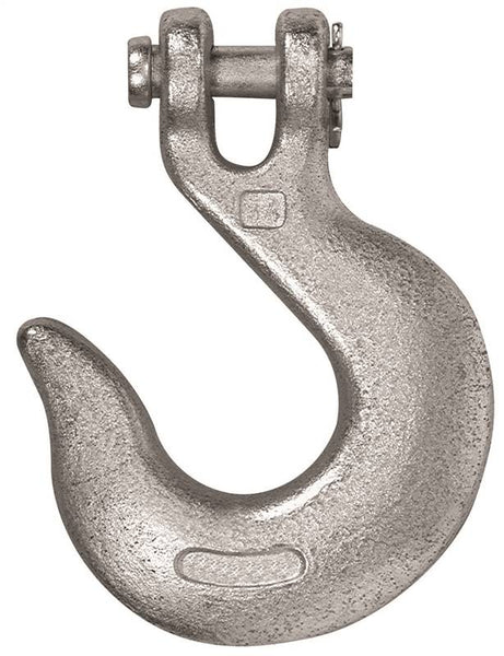 Campbell T9401824 Clevis Slip Hook, 1-2 in, 9200 lb Working Load, 43 Grade, Steel, Zinc