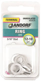 Jandorf 60838 Ring Terminal, 12 to 10 AWG Wire, 5/16 in Stud, Copper Contact