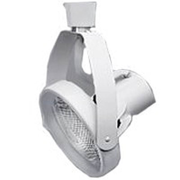 Halo LZR000401P Gimbal Ring Track Light, 0.45 A, 12 V, White, Satin