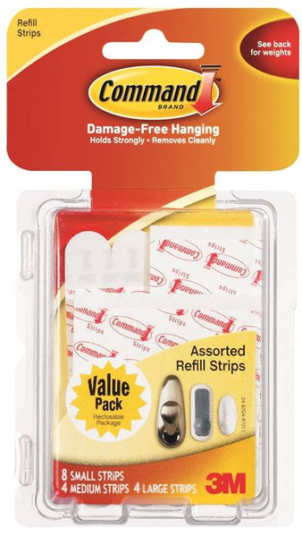 Command 17200CL Refill Strip, White