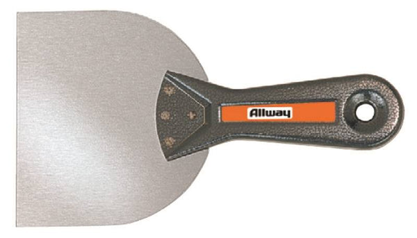 ALLWAY TOOLS T45 Knife, 4-1/2 in W Blade, Steel Blade, Flexible Blade, Plastic Handle