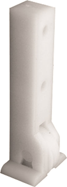 Prime-Line G 3004 Roller Assembly, 1/4 in W, 1-1/2 in L, Nylon/Plastic, White