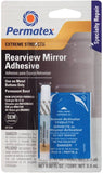 Permatex 81840 Rearview Mirror Adhesive, Liquid, Irritating, Yellow, 0.01 oz