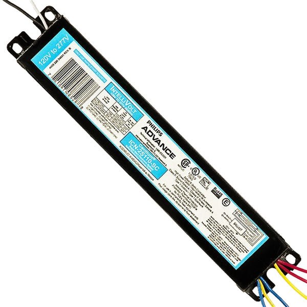 Philips Advance ICN2S110SC35I Fluorescent Ballast, 120/277 V, 60 W, 2-Lamp