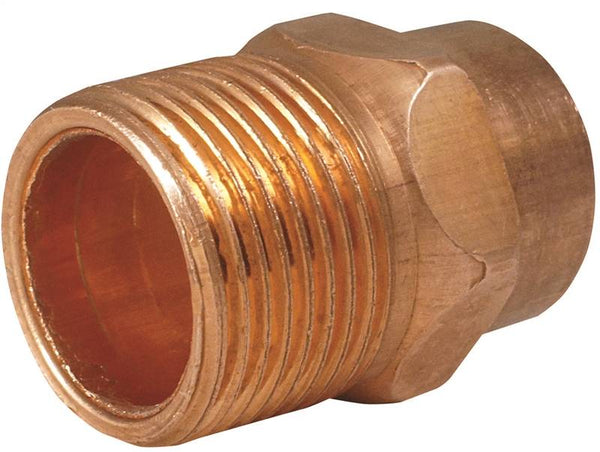 EPC 104 Series 30342 Pipe Adapter, 1 in, Sweat x MNPT, Copper