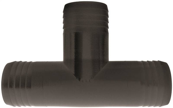 GREEN LEAF T112P Hose Adapter Tee, Polypropylene, Black