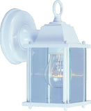 Boston Harbor AL1037-4-3L Outdoor Wall Lantern, 120 V, 60 W, A19 or CFL Lamp, Aluminum Fixture, White