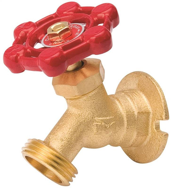 B & K 108-004HN Sillcock Valve, 3/4 x 3/4 in Connection, FPT x Male Hose, 125 psi Pressure, Brass Body