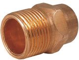 EPC 104 Series 30330CP Pipe Adapter, 3/4 in, Sweat x MIP, Copper