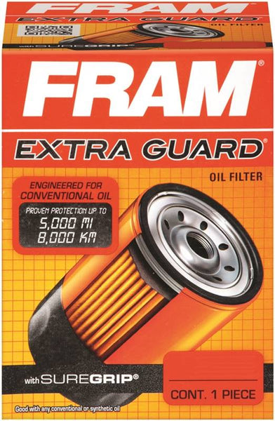 FRAM PH3593A Oil Filter, 20 x 1.5 mm Connection, Threaded, Cellulose, Synthetic Glass Filter Media