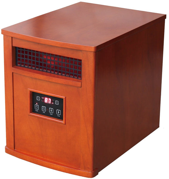 Comfort Glow QEH1500 Electric Heater, 15 A, 120 V, 1500 W, 5120 Btu, 1000 sq-ft Heating Area, Remote Control