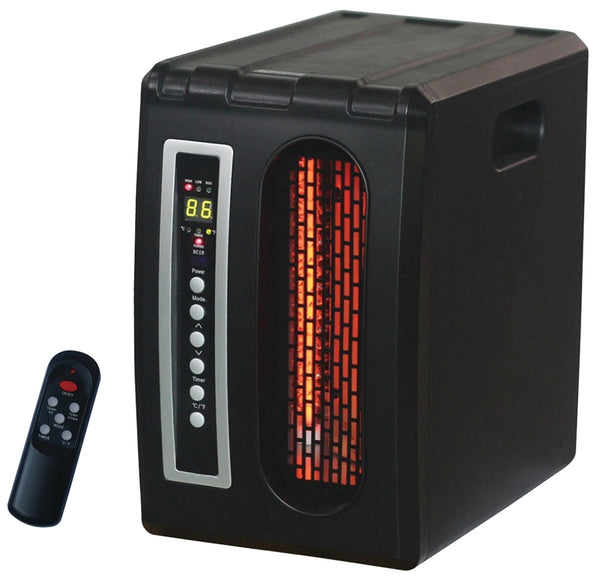 Comfort Glow QDE1320 Furnace Electric Heater, 15 A, 120 V, 1500 W, 5120 Btu, 1000 sq-ft Heating Area, Silver