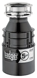InSinkErator Badger Series 75993 Garbage Disposal, 26 oz Grinding Chamber, 3/4 hp Motor, 120 V, Steel