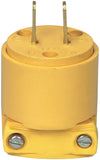 Eaton Wiring Devices 4862-BOX Electrical Plug, 2 -Pole, 15 A, 125 V, NEMA: NEMA 1-15, Yellow