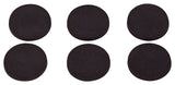 ProSource FE-50712-PS Furniture Gripper Pad, SBR, Black, 1 in Dia, 7/64 in Thick, Round