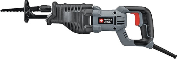 PORTER-CABLE PCE360 Reciprocating Saw, 7.5 A, 1-1/8 in L Stroke, 3200 spm, Includes: (1) Wood Cutting Blade