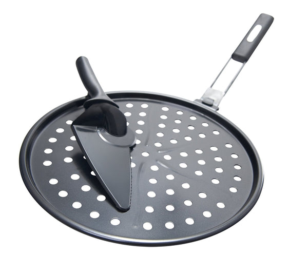 GrillPro 98140 Pizza Grill Pan, 12 in Dia