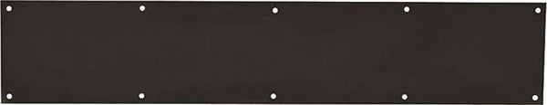 Schlage SC8400PA-716 8X34 Kick Plate, 34 in L, 8 in W, Aluminum, Aged Bronze