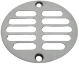 Danco 88921 Shower Drain Strainer, Brass, Chrome, For: 3 in Drains